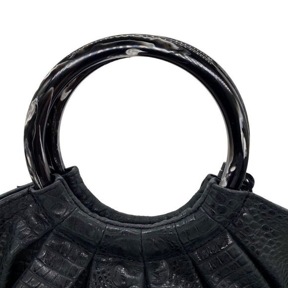 Brahmin Renata Croco Leather Tote Bag New - Picture 10 of 16